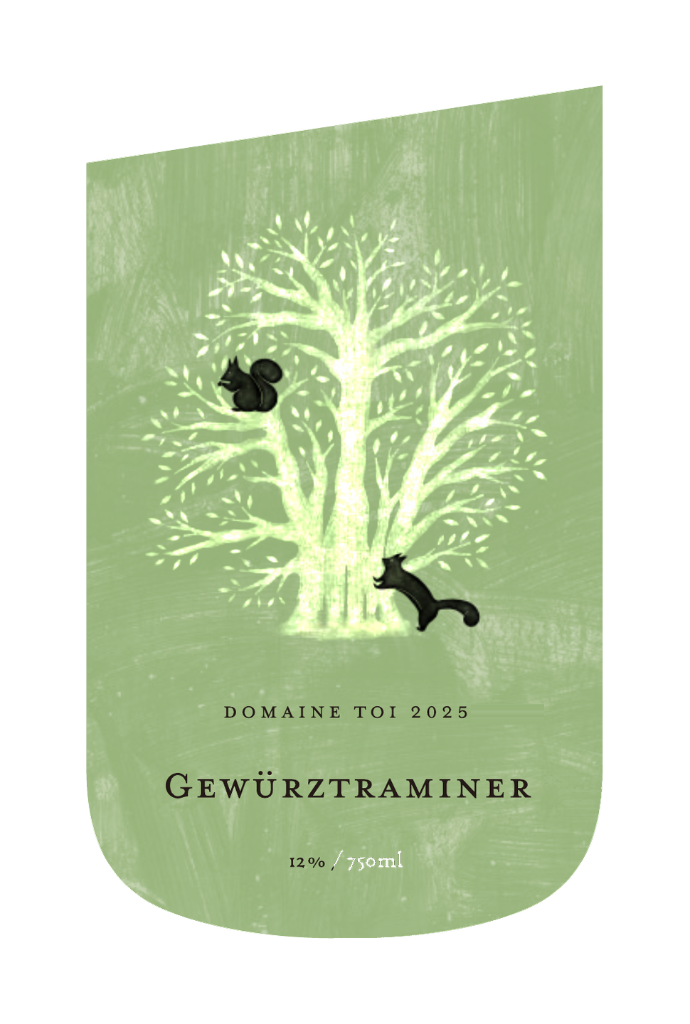 Gewurztraminer 2025 skin contact label